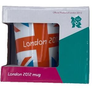 London 2012 Olympics Athletics Union Jack Mug & Coaster Set Collectable - New